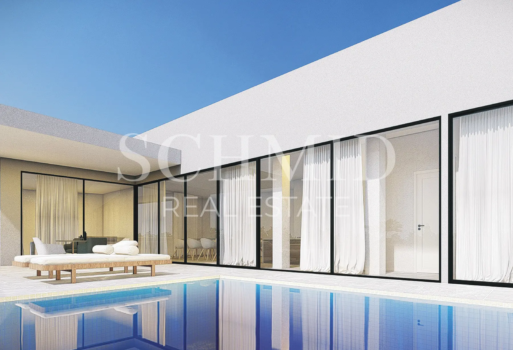 Moderne Neubau Villa in Costa den Blanes bei Puerto Portals mit Pool und Meerblick