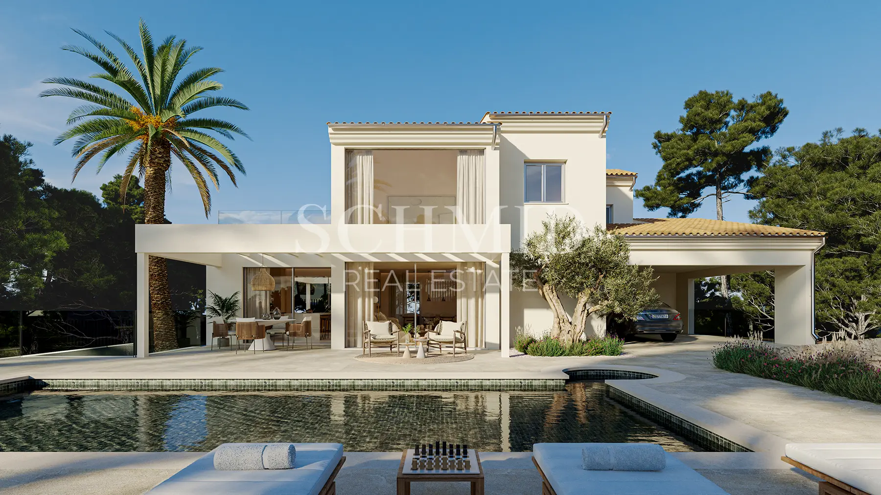 Kernsanierte Villa mit Meerblick und Pool in Nova Santa Ponsa