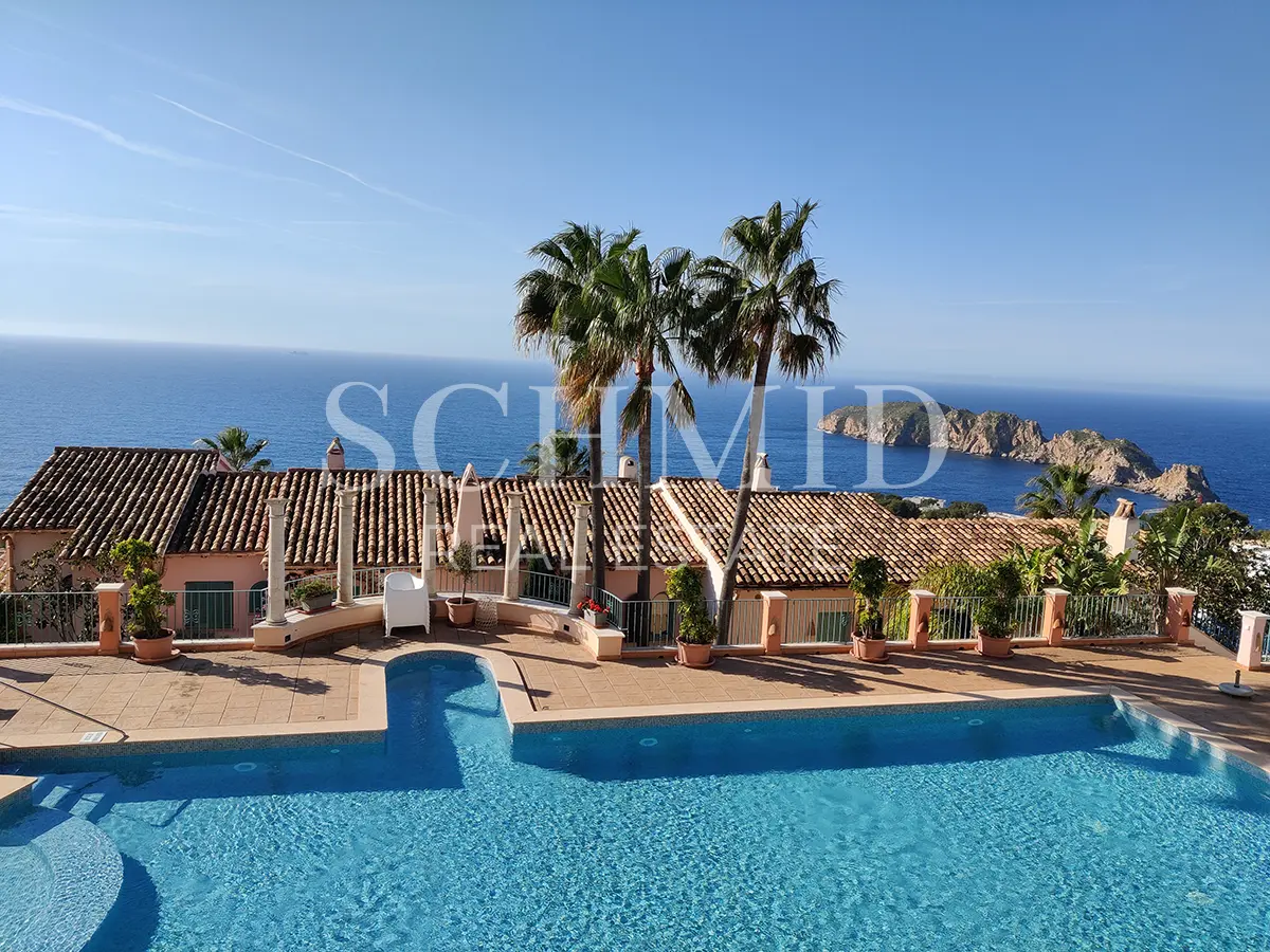 Wohnung mit Meerblick und Pool in Santa Ponsa in Wohnanlage La Colina im Südwesten von Mallorca