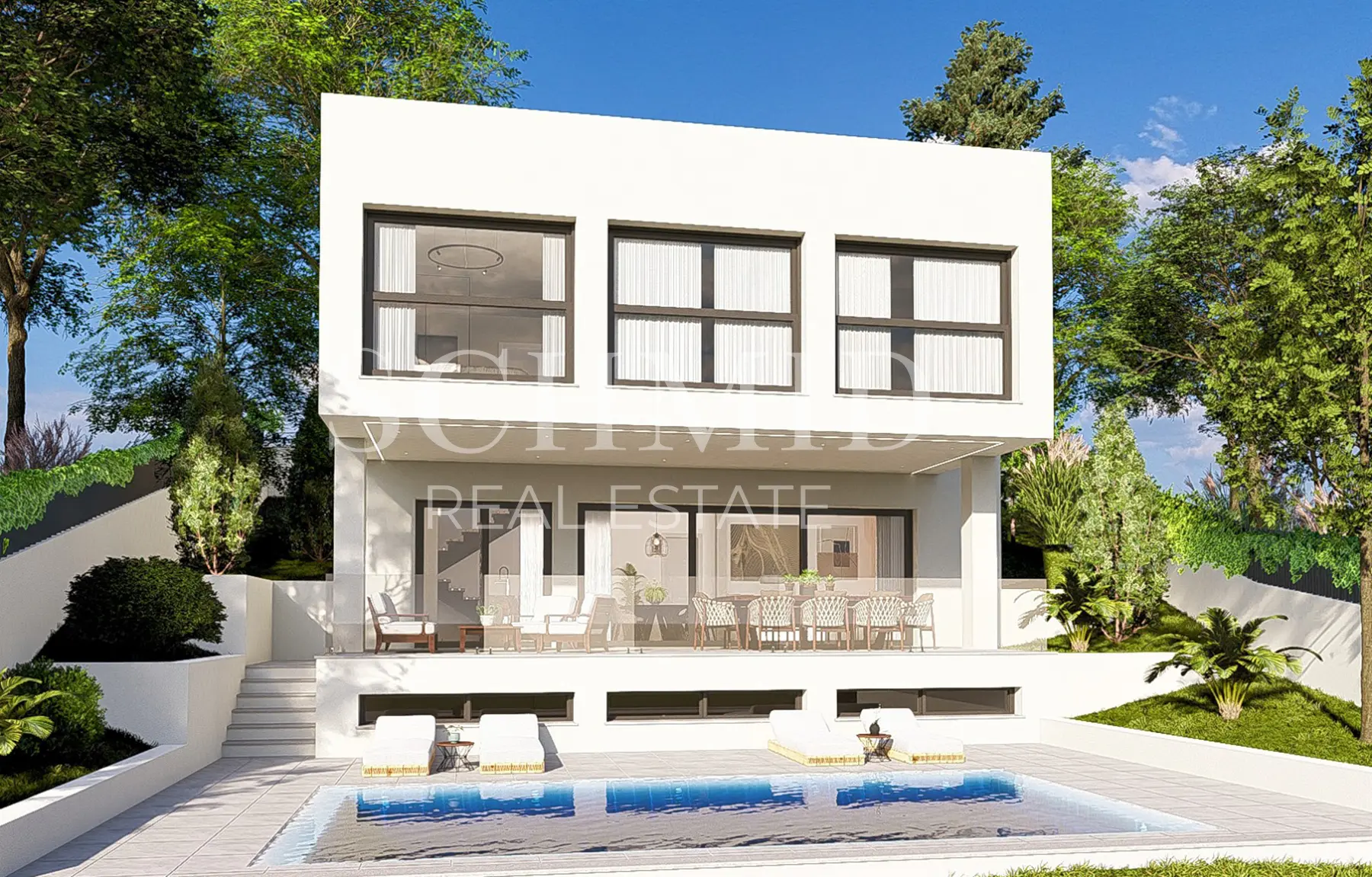 Moderne Neubau Villa in Portals Nous mit Pool